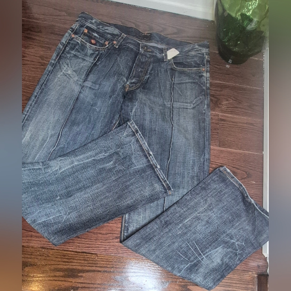 Energie Classic Blue Straight-Leg Jeans